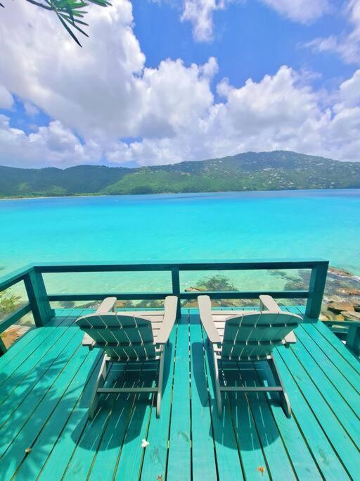 Sailfish Villa Luxury Beachfront Estate Magens Bay Cruz Bay Exteriör bild