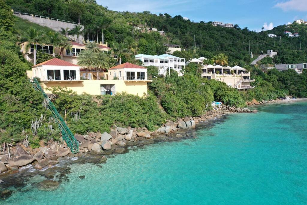 Sailfish Villa Luxury Beachfront Estate Magens Bay Cruz Bay Exteriör bild