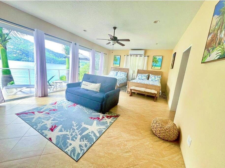 Sailfish Villa Luxury Beachfront Estate Magens Bay Cruz Bay Exteriör bild
