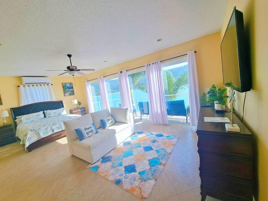 Sailfish Villa Luxury Beachfront Estate Magens Bay Cruz Bay Exteriör bild