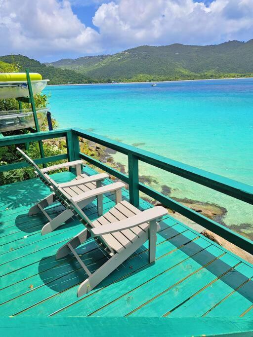 Sailfish Villa Luxury Beachfront Estate Magens Bay Cruz Bay Exteriör bild